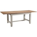 Highgrove Dining Table - Extending 150-220cm - Oak Veneer/light Sage Green