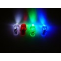 4 X Color Led Finger Ring Light Laser Beam With Batteries
