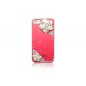 Sparkle Rose Solid Case Cover For Apple Iphone 5 5s + Free Screen Protector And Cleaning Cloth - Pink