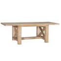 Dining Table - Cross Design Legs - Oak - 180cm