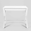 Abc Home Scandinavian Style Desk, White