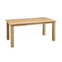 Premier Housewares Dining Table, 75 X 160 X 90 Cm, Solid Oak