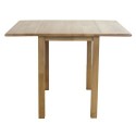 Norway 92cm Rectangle Drop Leaf Dining Table - Natural Oak Small Table - Traditional Wooden Table