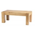 Chester Oak Coffee Table With Matt Lacquer Finish, Brown
