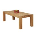 1home Stunning 100% Solid Oak Dining Table Set With Chunky Legs 240cm (table Only)