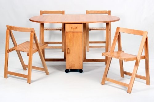 Erfly Dining Table With 4 Folding Chairs - Dining Table 4 Folding Chairs Erfly Dining Table With 4 Folding Chairs - Dining Table 4 Folding Chairs