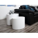 Abc Home Scandinavian Style Coffee Table Set, White