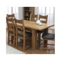 Solid Oak Extendable Dining Table. Made From Weathered Wood That Will Add Glamour To Your Dining Room. The Warmth Of This Contemporary, Dining Table Will Look Wonderful In Your Kitchen, Dining Room Or Living Room
