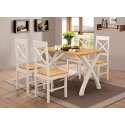 Nigara Dining Set Table In Oak