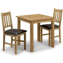Coxmoor Dining Table - 75cm, Square, Solid Oak - With 2 Chairs
