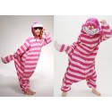 Animal Unisex Onesie Kigurumi Fancy Dress Costume Hoodies Pajamas Sleep Wear (large (165-175cm), Cheshire Cat)