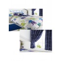 Friendly Monsters Single Bedding Set With Matching Curtains