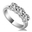 0.75ct Si1/e Round Diamond Engagement Ring