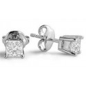 0.50ct I1/g Princess Diamond Single Stud Earring