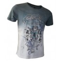 Black Hulagun Scoop Neck Single Jersey Tee