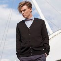Henbury V Neck Button Mens Cardigan