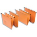 Elba Suspension File Manilla Vertical For 100sheet V-base Foolscap Orange Ref 100330312 [pack 25]