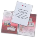 Rexel Superfine Display Book With Index Sheet 20 Pockets A4 Clear Ref 10520 [pack 10]