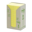 Post-it Recycled Notes Tower Pack 38x51mm Pastel Yellow Ref 653-1t [pack 24]