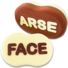 Arse And Face Funny Sponge